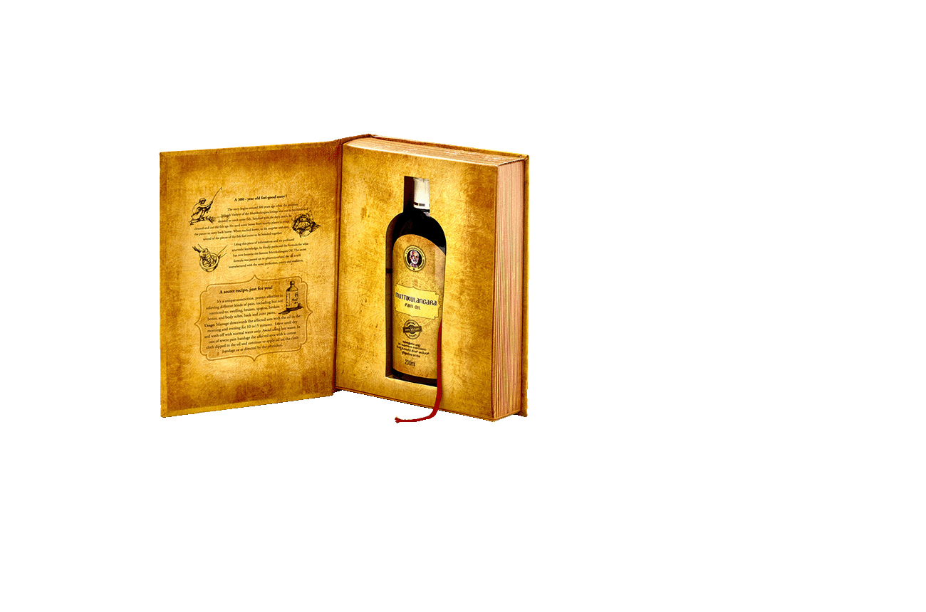 Muttikulangara Ayurvedic Pain Oil 220 ML - FourbyonPharma